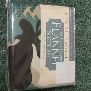 Queen Flannel Sheet Set